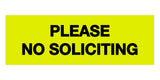 Signs ByLITA Basic Please No Soliciting Sign