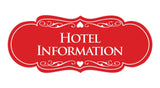 Signs ByLITA Designer Hotel Information Sign