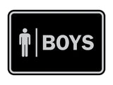 Signs ByLITA Classic Boys (male bathroom icon) Sign