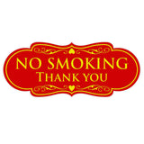 Designer NO SMOKING Thank You Sign