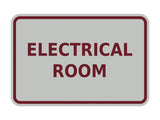 Signs ByLITA Classic Framed Electrical Room
