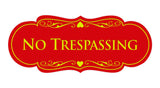 Signs ByLITA Designer No trespassing Sign
