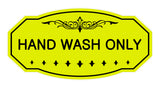 Victorian Hand Wash Only Sign