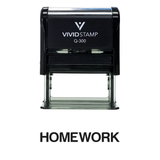 Homework Teacher Self Inking Rubber Stamp
