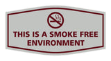 Signs ByLITA Fancy This Is A Smoke Free Environment Sign