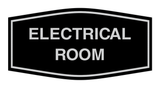 Fancy Electrical Room Sign
