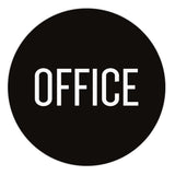 Circle OFFICE Wall / Door Sign