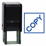 Blue Square COPY Self Inking Rubber Stamp