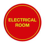 Signs ByLITA Circle Electrical Room Sign