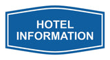 Signs ByLITA Fancy Hotel Information Sign