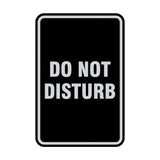 Portrait Round Do Not Disturb Sign
