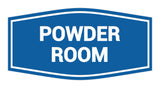 Signs ByLITA Fancy Powder Room Sign with Adhesive Tape, Mounts On Any Surface, Weather Resistant, Indoor/Outdoor Use