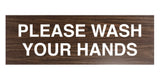 Signs ByLITA Basic Please Wash Your Hands Sign