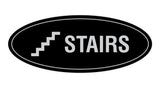 Oval Stairs Sign