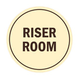 Signs ByLITA Circle Riser Room Sign