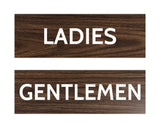 Signs ByLITA Basic Ladies and Gentlemen Sign Set