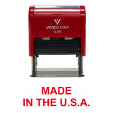 Made In The U.S.A. Self Inking Rubber Stamp
