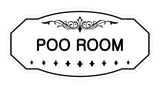 Victorian Poo Room Sign
