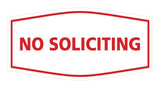 Signs ByLITA Fancy No Soliciting Sign