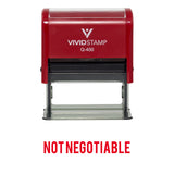 Not Negotiable Self Inking Rubber Stamp