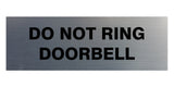 Signs ByLITA Basic Do Not Ring Doorbell Sign