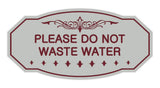 Victorian Please Do Not Waste Water Sign