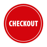 Signs ByLITA Circle Checkout Sign