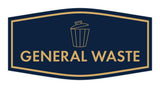 Fancy General Waste Wall or Door Sign