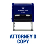 Attorney's Copy Self Inking Rubber Stamp