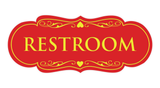 Designer Restroom Sign