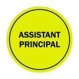 Signs ByLITA Circle Assistant Principal Sign