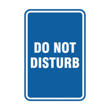 Portrait Round Do Not Disturb Sign