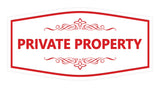 Signs ByLITA Fancy Private Property Sign