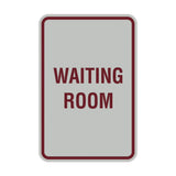 Portrait Round Waiting Room Sign