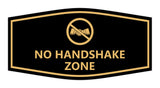 Signs ByLITA Fancy No Handshake Zone Sign