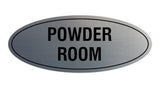 Signs ByLITA Oval Powder Room Sign