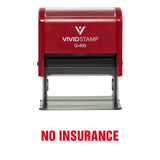 No Insurance Self Inking Rubber Stamp