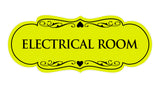 Signs ByLITA Designer Electrical Room Sign