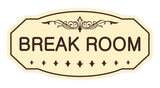 Victorian Break Room Sign