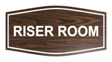 Signs ByLITA Fancy Riser Room Sign