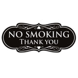 Designer NO SMOKING Thank You Sign