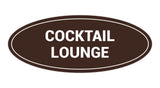 Signs ByLITA Oval Cocktail Lounge Sign