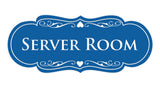 Signs ByLITA Designer Server Room Sign