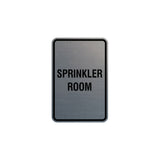 Portrait Round Sprinkler Room Sign