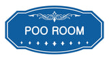 Victorian Poo Room Sign