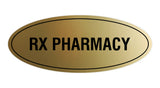 Signs ByLITA Oval RX Pharmacy Sign