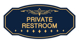 Victorian Private Restroom Sign