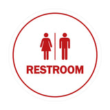 Signs ByLITA Circle All Gender Restroom Sign