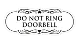 Signs ByLITA Designer Do Not Ring Doorbell Sign