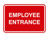 Signs ByLITA Classic Framed Employee Entrance Sign